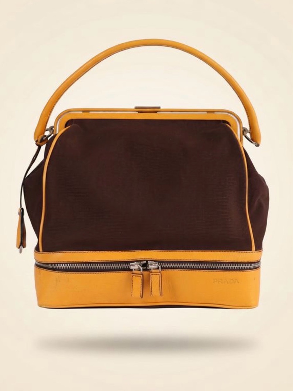 PRADA Cerniera Frame Doctor Bag - Picture 2 of 5